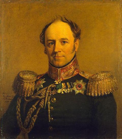 George Dawe Portrait of Alexander von Benckendorff Sweden oil painting art
